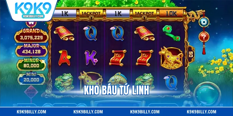Kho Báu Tứ Linh - Slot Game Phong Thủy Siêu Lợi Nhuận